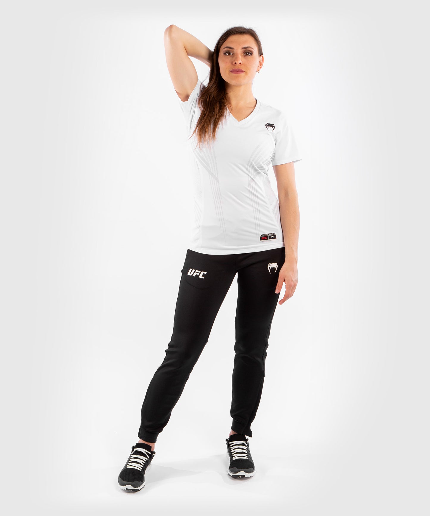 T-shirt Technique Femme UFC Venum Authentic Fight Night - Blanc