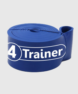 4Trainer Powerband Elastic Band Very Strong - Resistance 20 to 30 kg - Blue