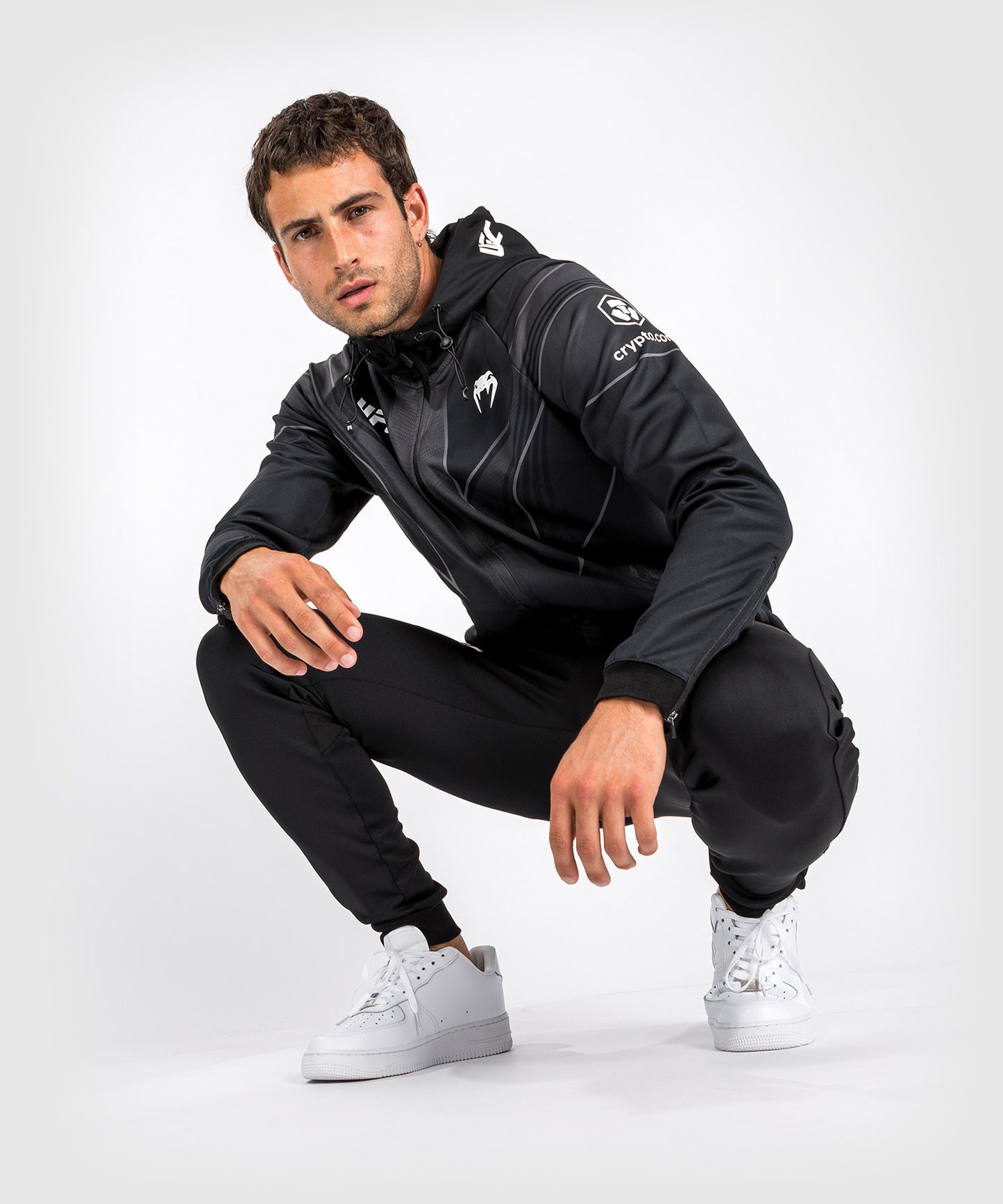 Sweat à capuche Walkout UFC Venum Authentic Fight Night 2.0 pour homme - Noir