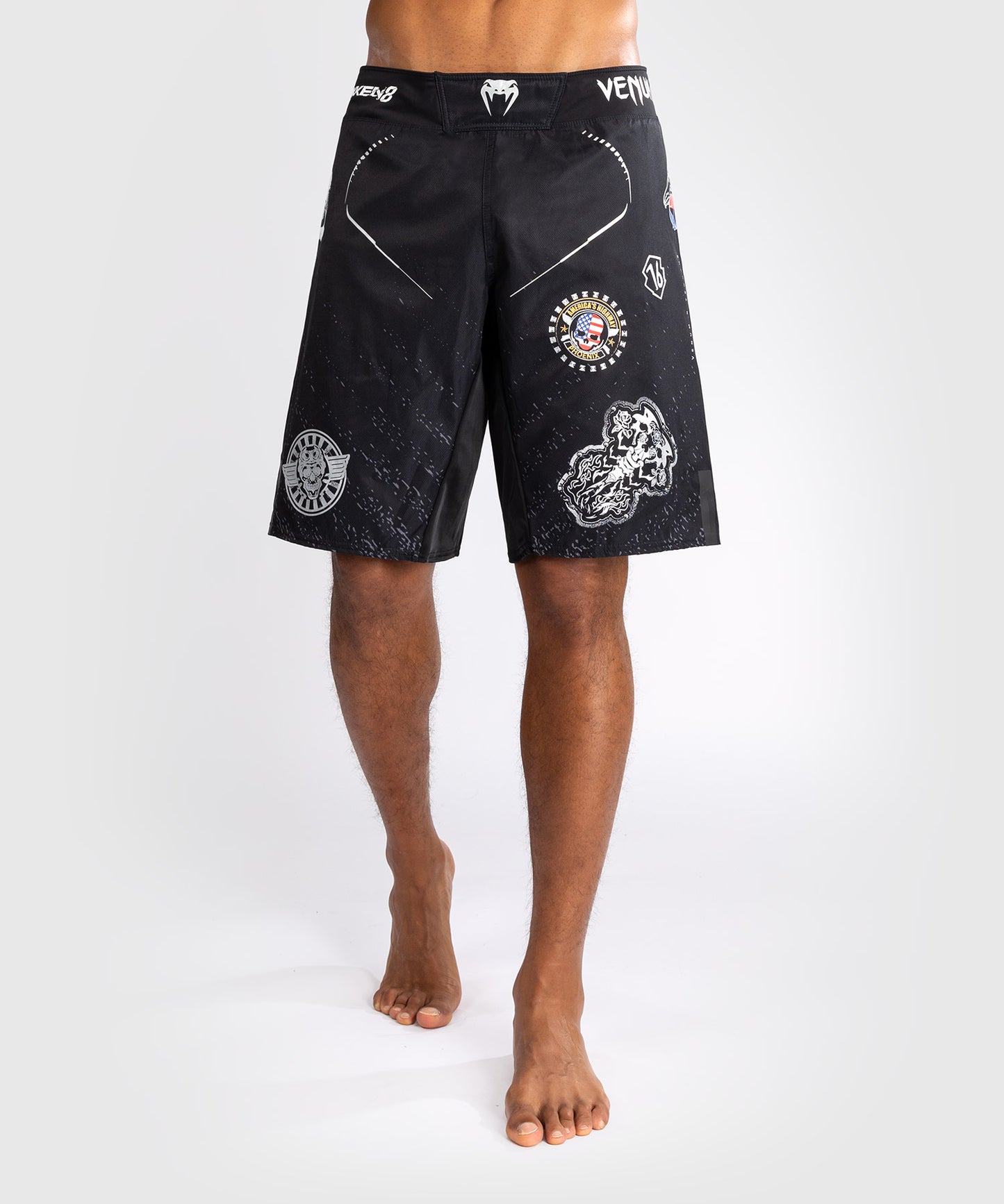 Venum x Tekken 8 Fight Shorts - Paul Phoenix - Black