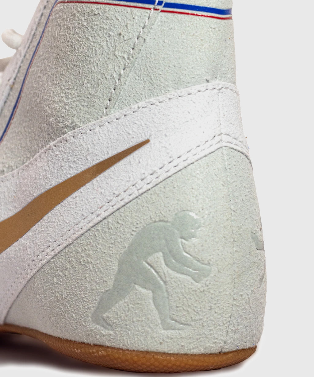 Nike Footsweep 2 SE Scarpe da Lotta - Bianco/Oro/Gomma