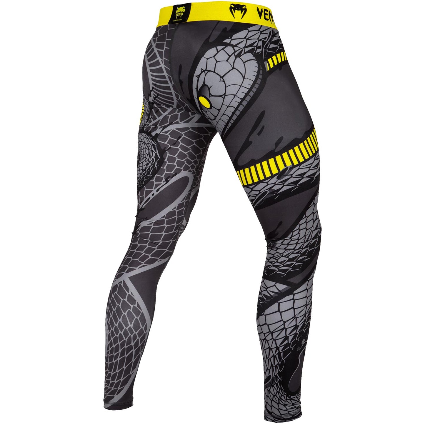 Venum Snaker Compression Tights - Black/Yellow