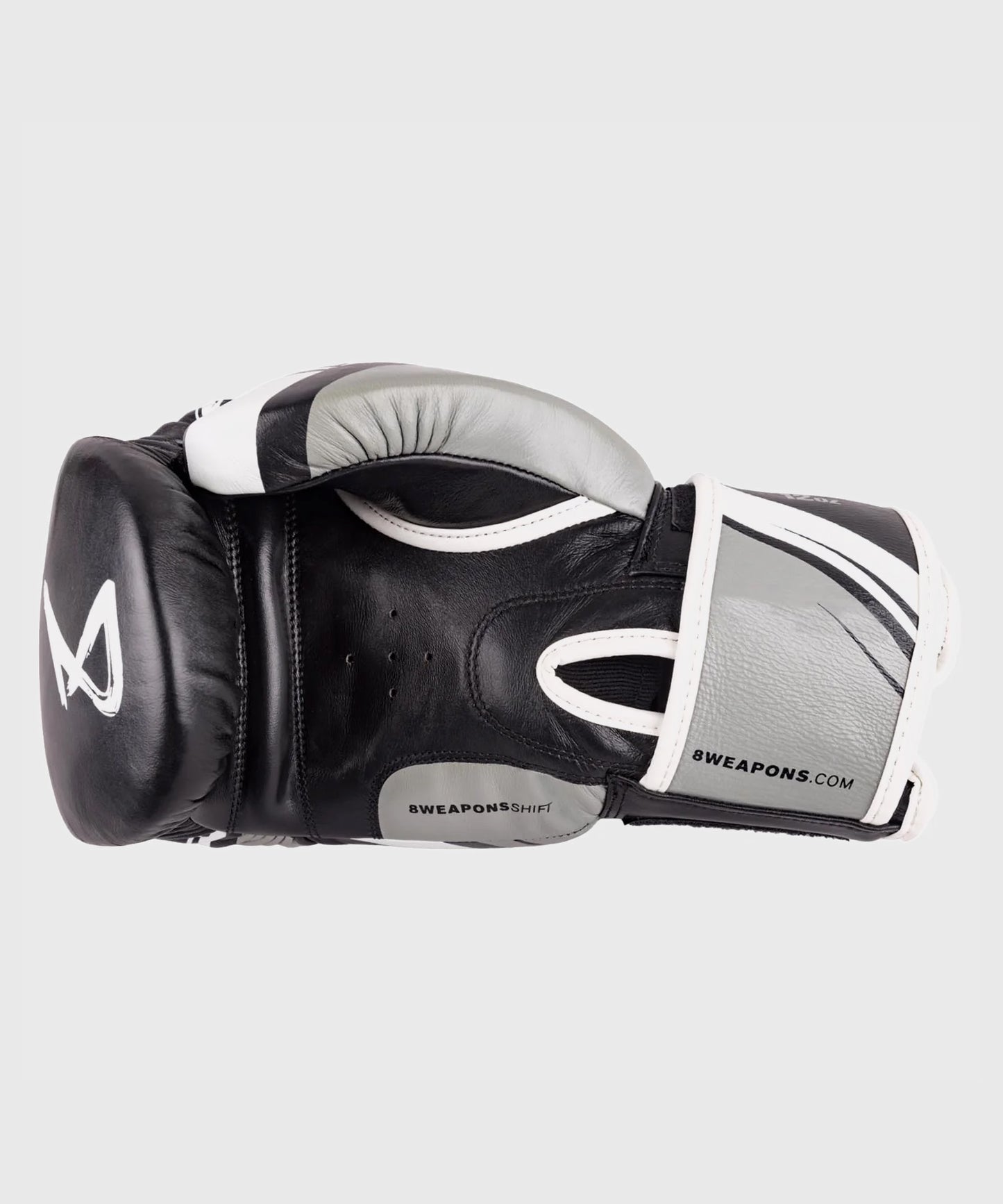 8 Weapons Shift Boxing Gloves - Black/White
