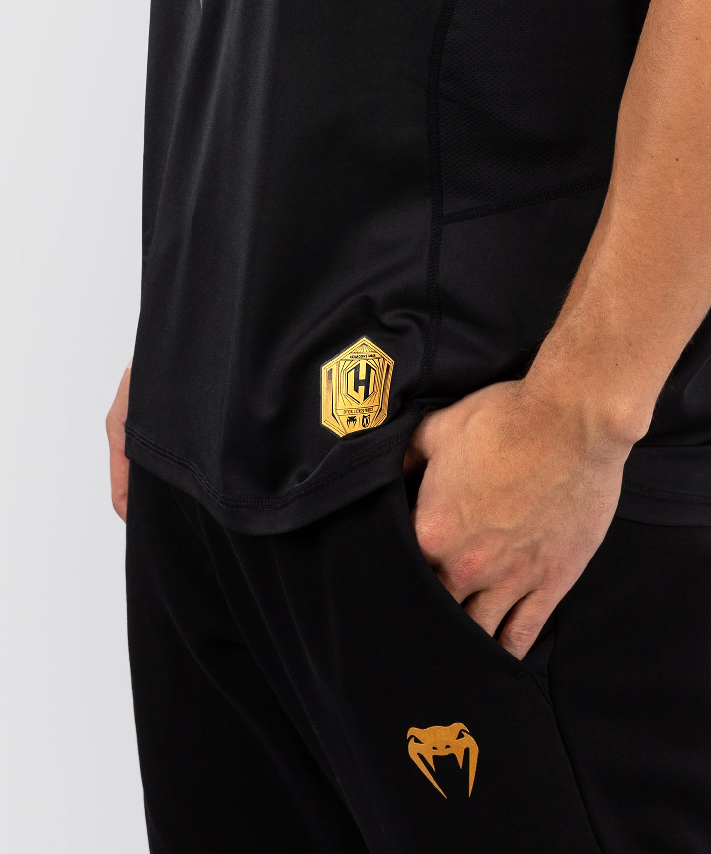 T-shirt Dry Tech FK x Venum Hexagone MMA Noir/Or