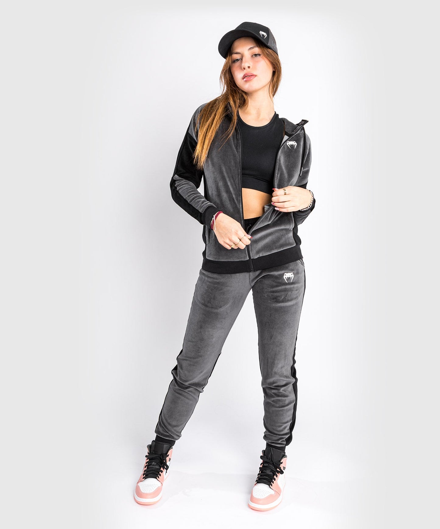 Venum Camoline 2.0 Velvet Sweatshirt - For Women - Grey/Black