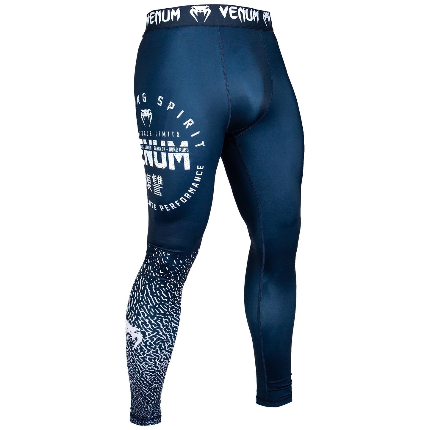 Venum Signature Compression Pants - Navy/White