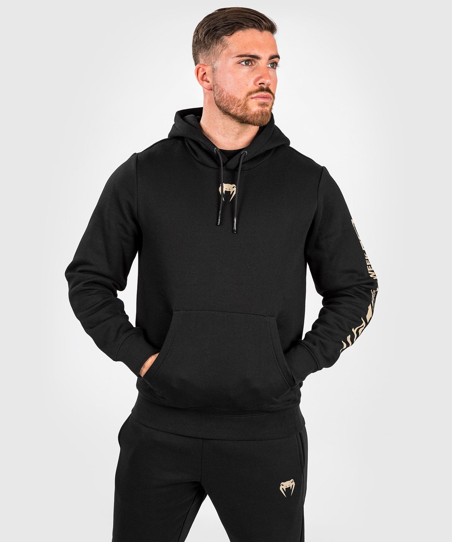 UFC Adrenaline by Venum Fight Week Herren Kapuzen-Sweatshirt - Schwarz