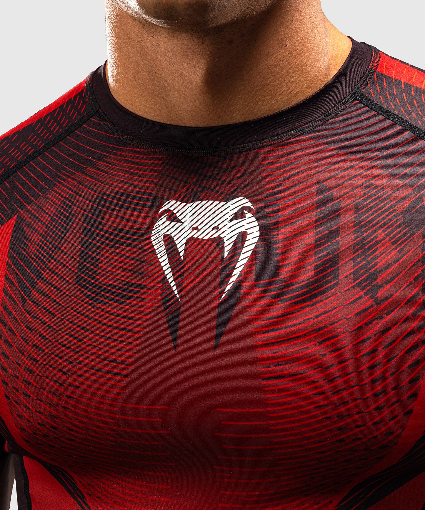 Venum Galactic 3.0 Kurzarm Rashguard - Rot/Silber
