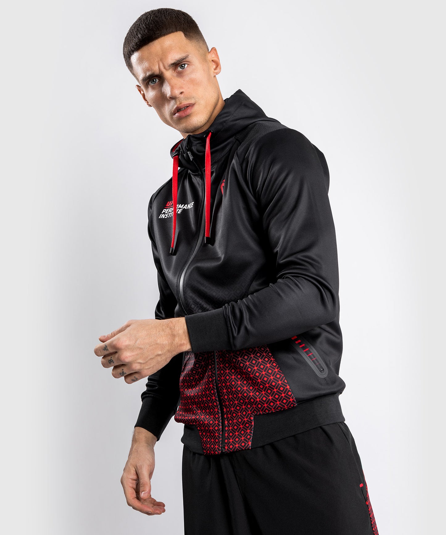Sweatshirt à Capuche UFC Venum Performance Institute - Noir/Rouge