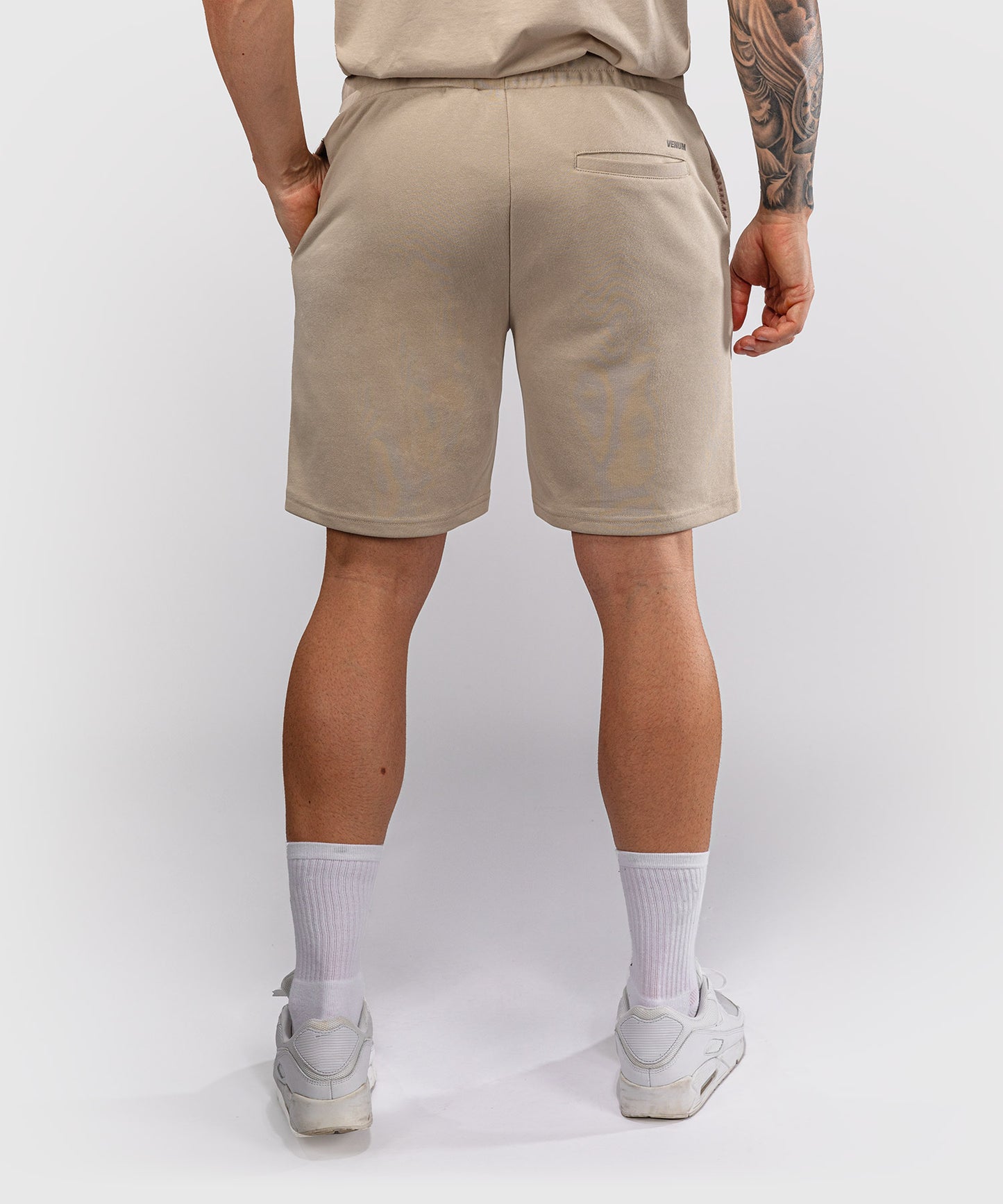 Venum Giant 3D Shorts aus Baumwolle – Hellbeige