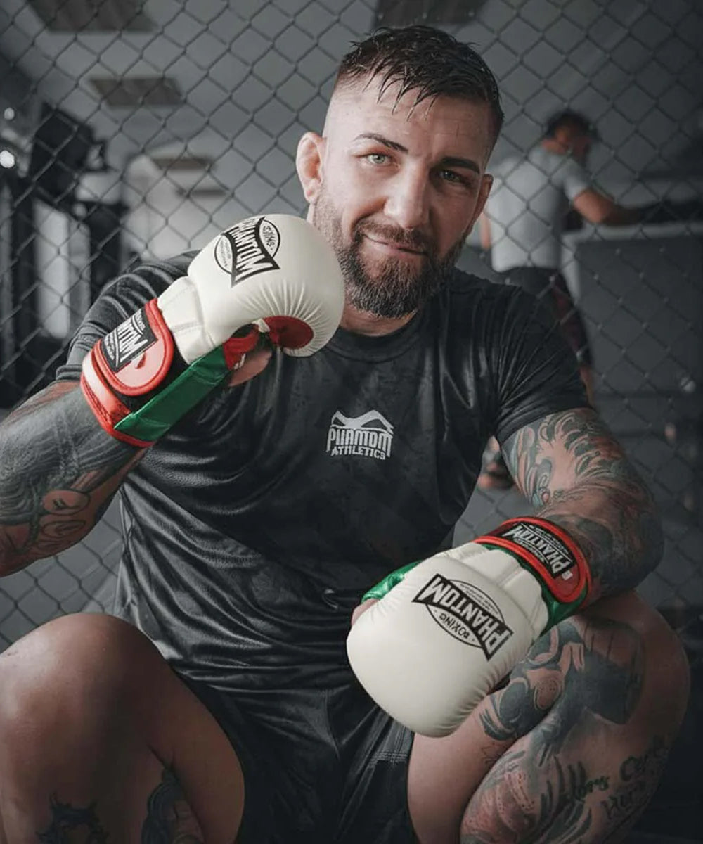 Phantom Athletics Mexico Guantes de Sparring MMA - Blanco/Verde/Rojo