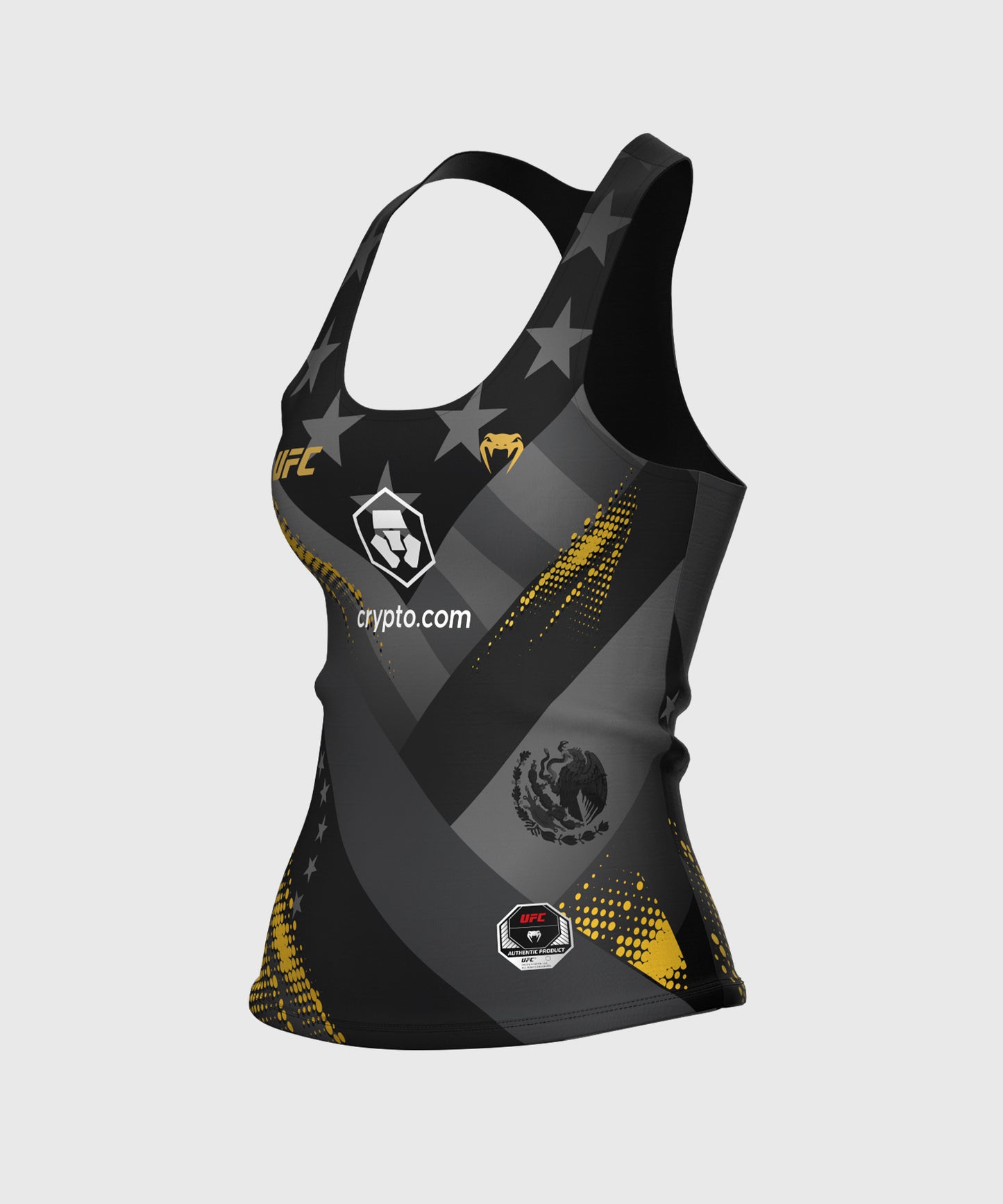 Women's long sports bra UFC Unrivaled by VENUM Julianna Peña - Black