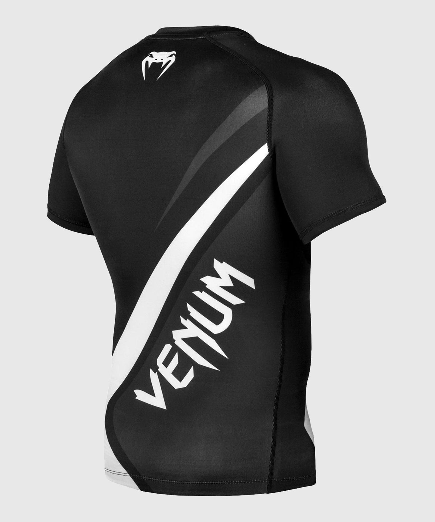 Rashguard Venum Contender 4.0 - Short Sleeve - Black/Grey-White