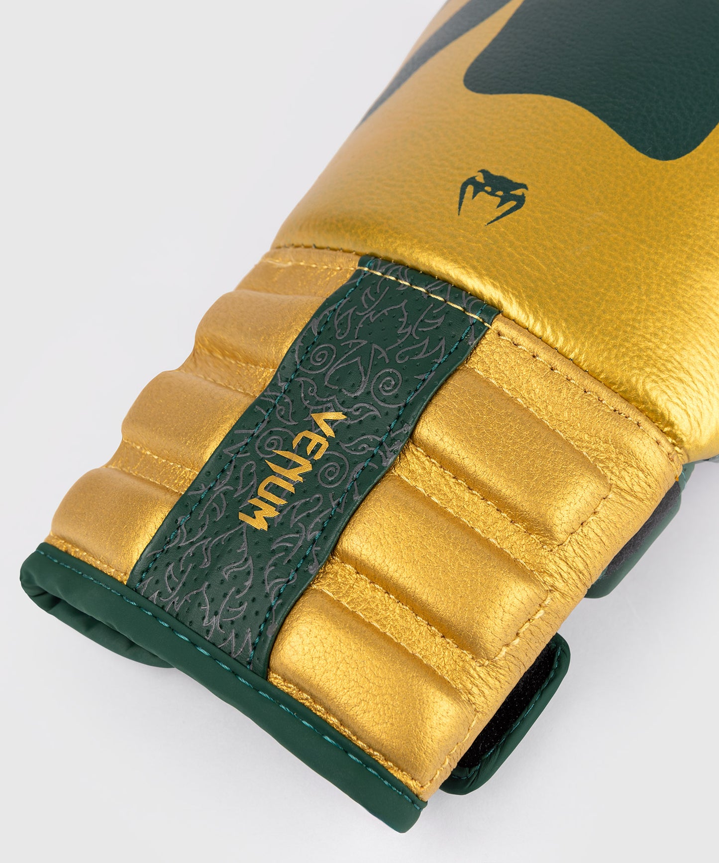 Venum Reverso Boxing Gloves - Emerald / Gold