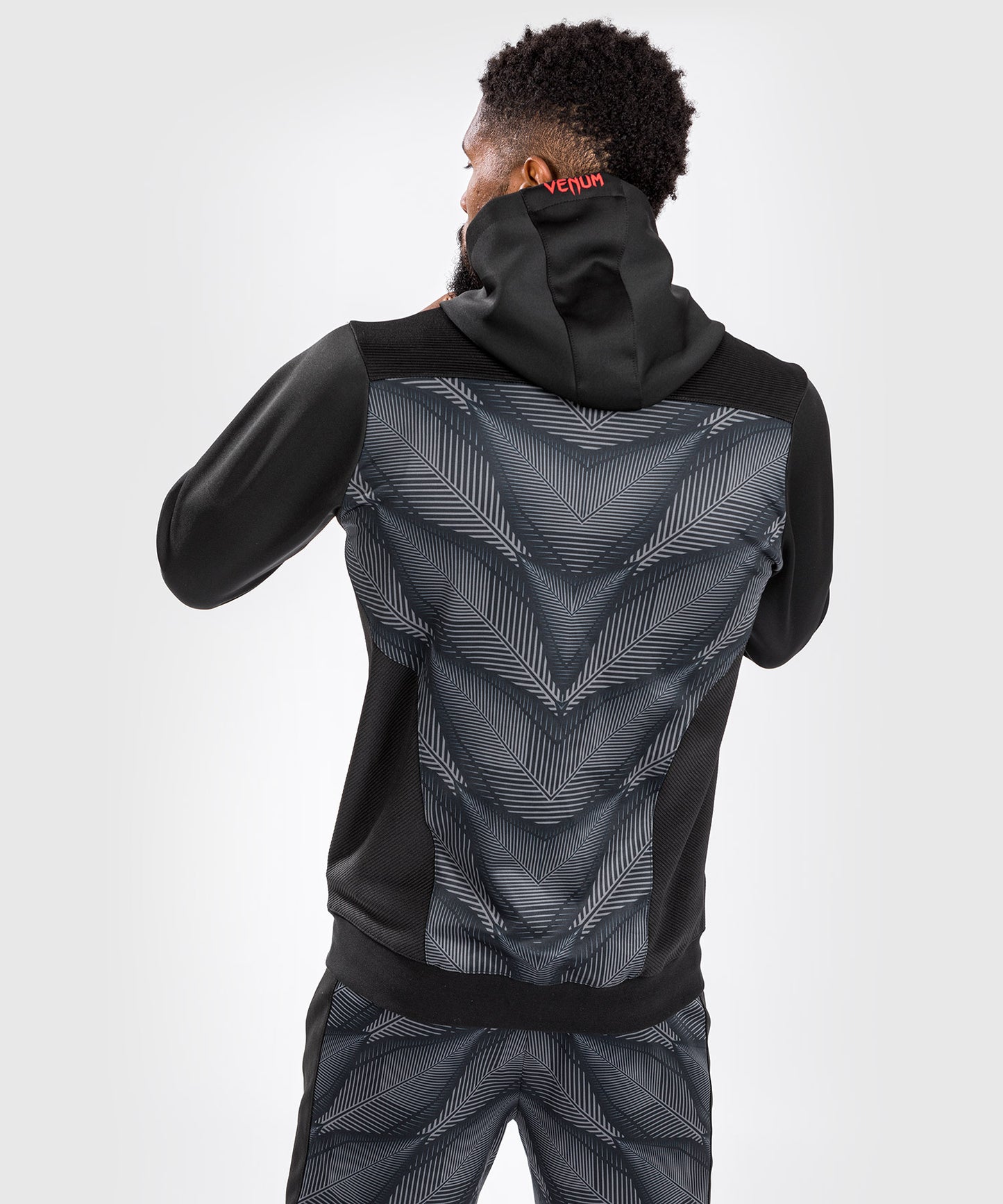 Venum Phantom Hoodie mit Reißverschluss - Schwarz/Rot