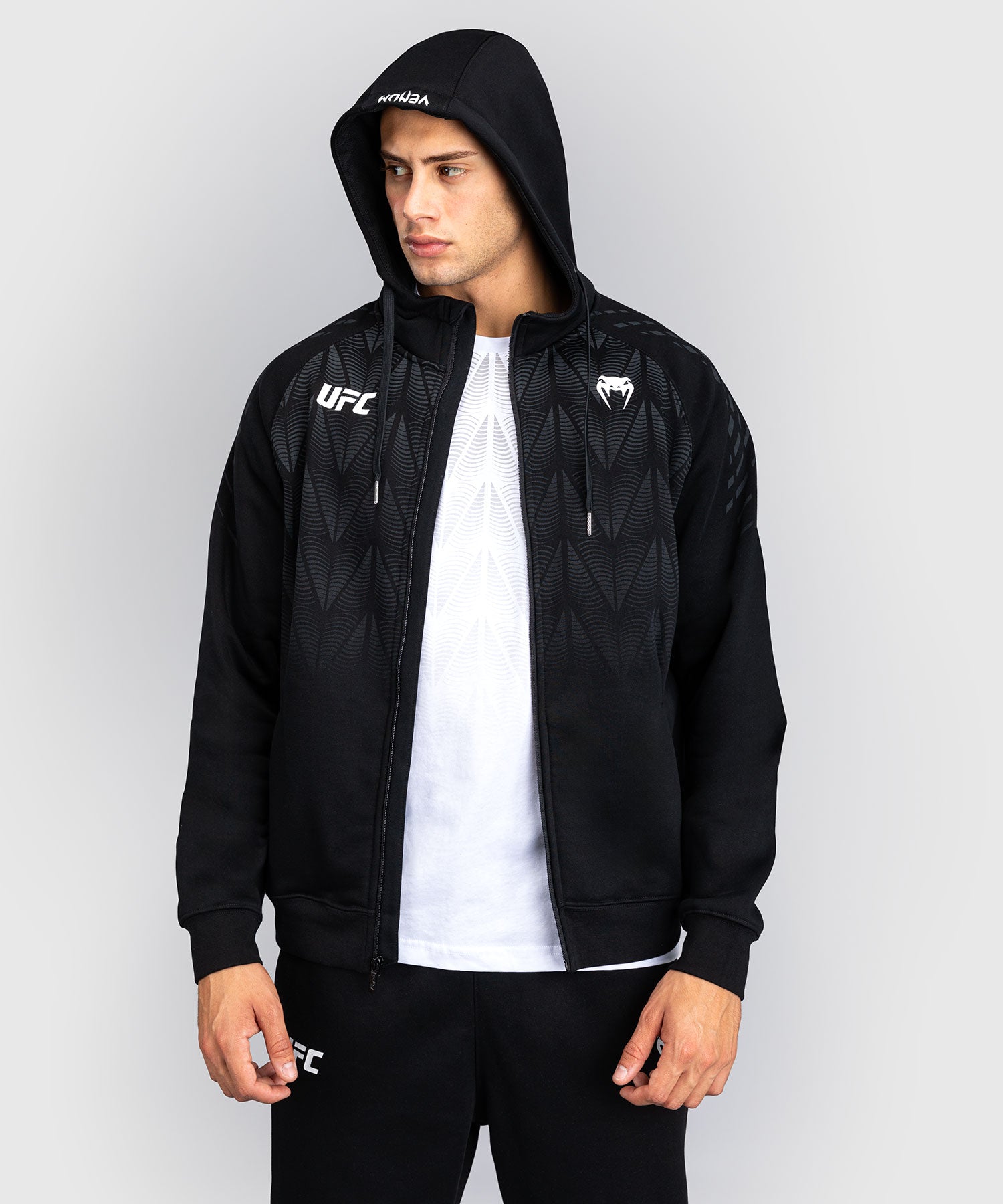 Men's UFC Zenith by Venum Replica Black Zip Hoodie – Dragon Bleu