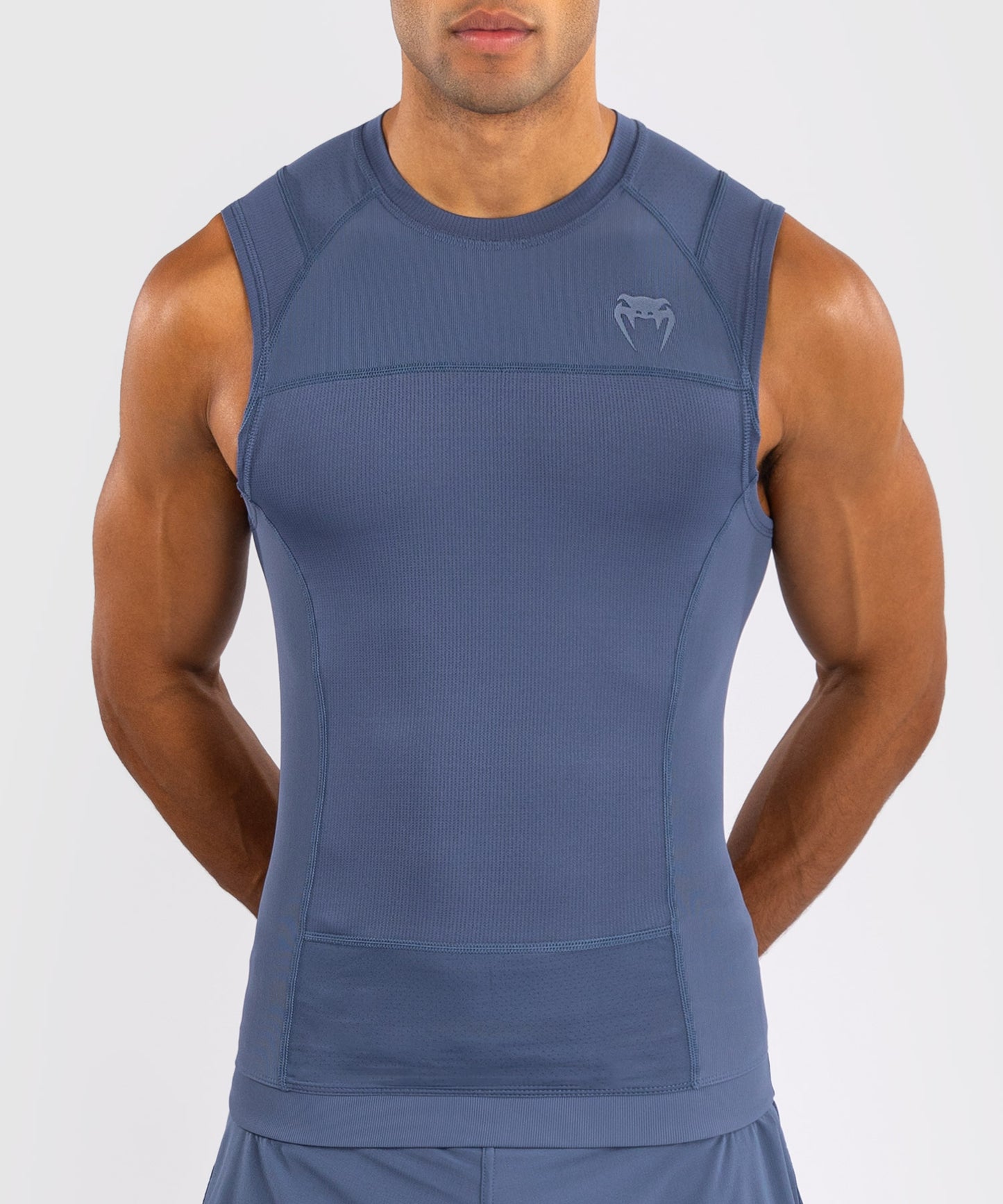 Venum G-Fit Air Herren Ärmellose Rashguard - Nebelblau