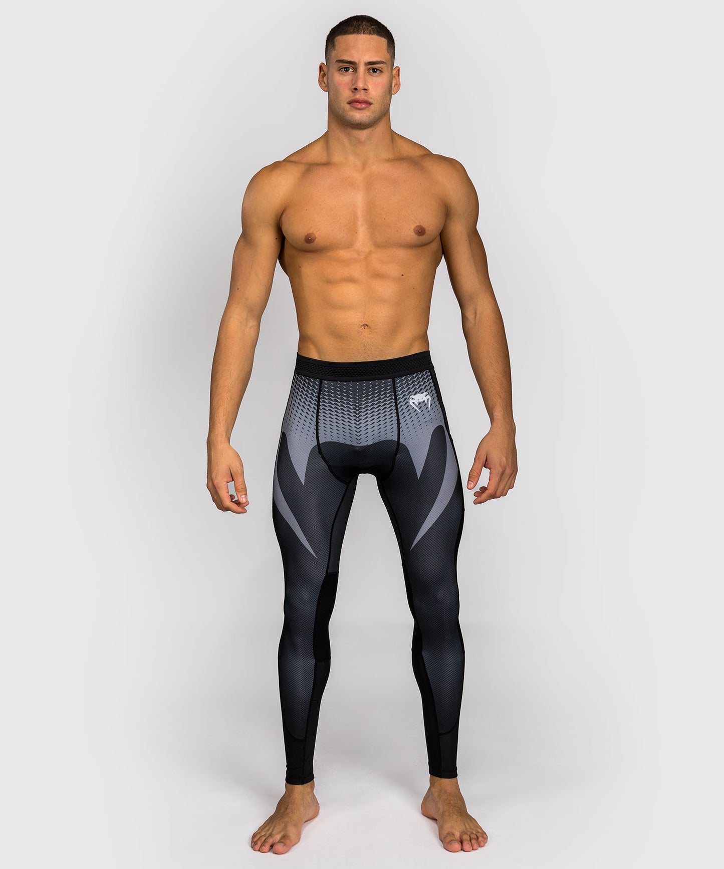 Venum No Gi Pantalones Ajustados - Negro/Gris Plata