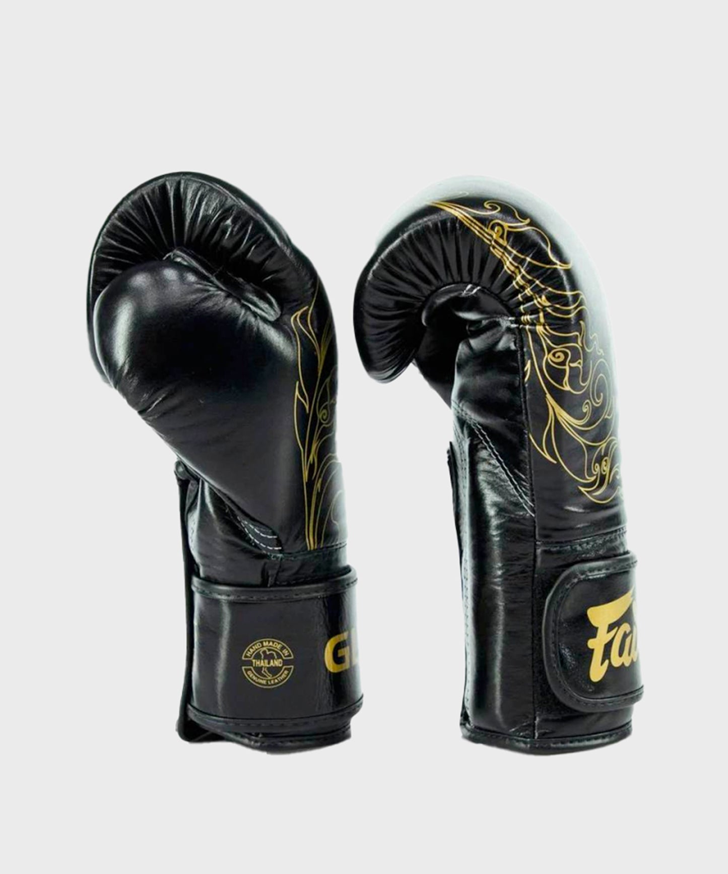 Fairtex X Glory Boxing Gloves - Black/Gold