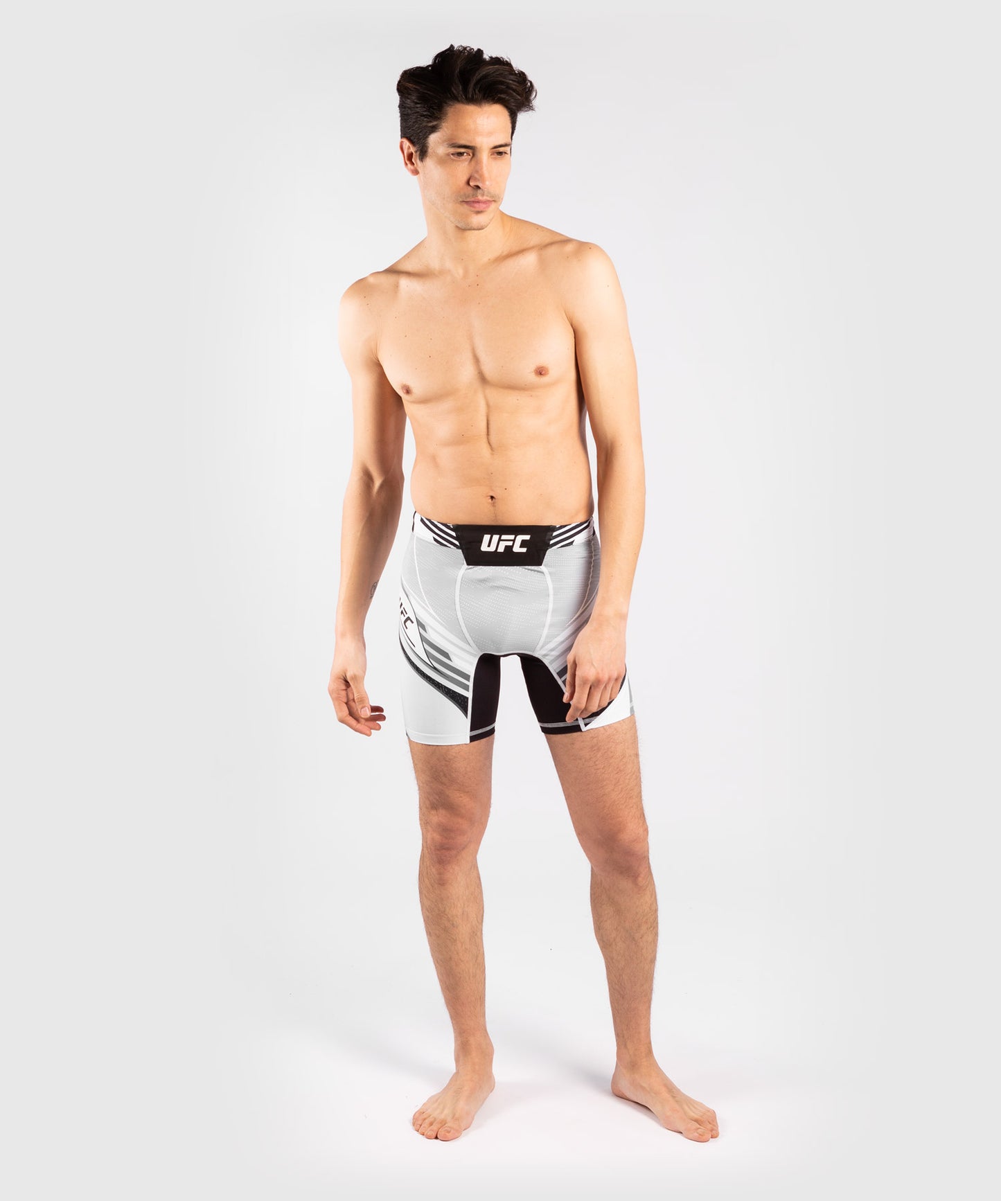 Short de compression pour Hommes UFC Venum Authentic Fight Night - Coupe Courte - Blanc