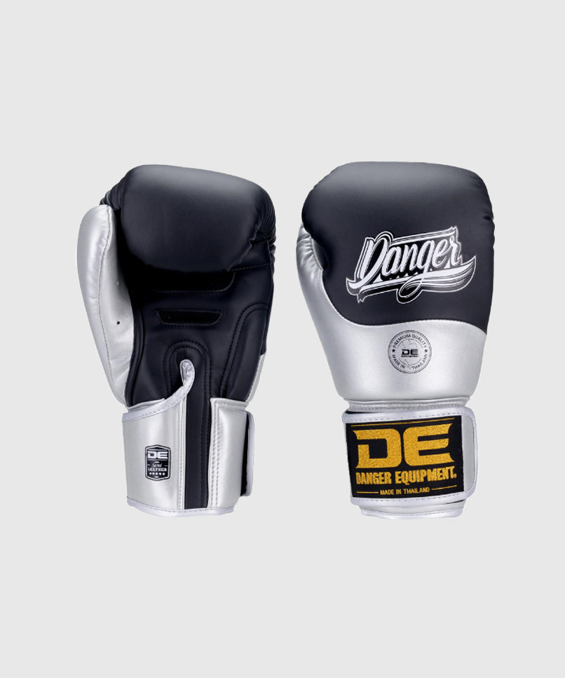 Super Max Ev 2.0 Danger Boxhandschuhe – Schwarz/Silber