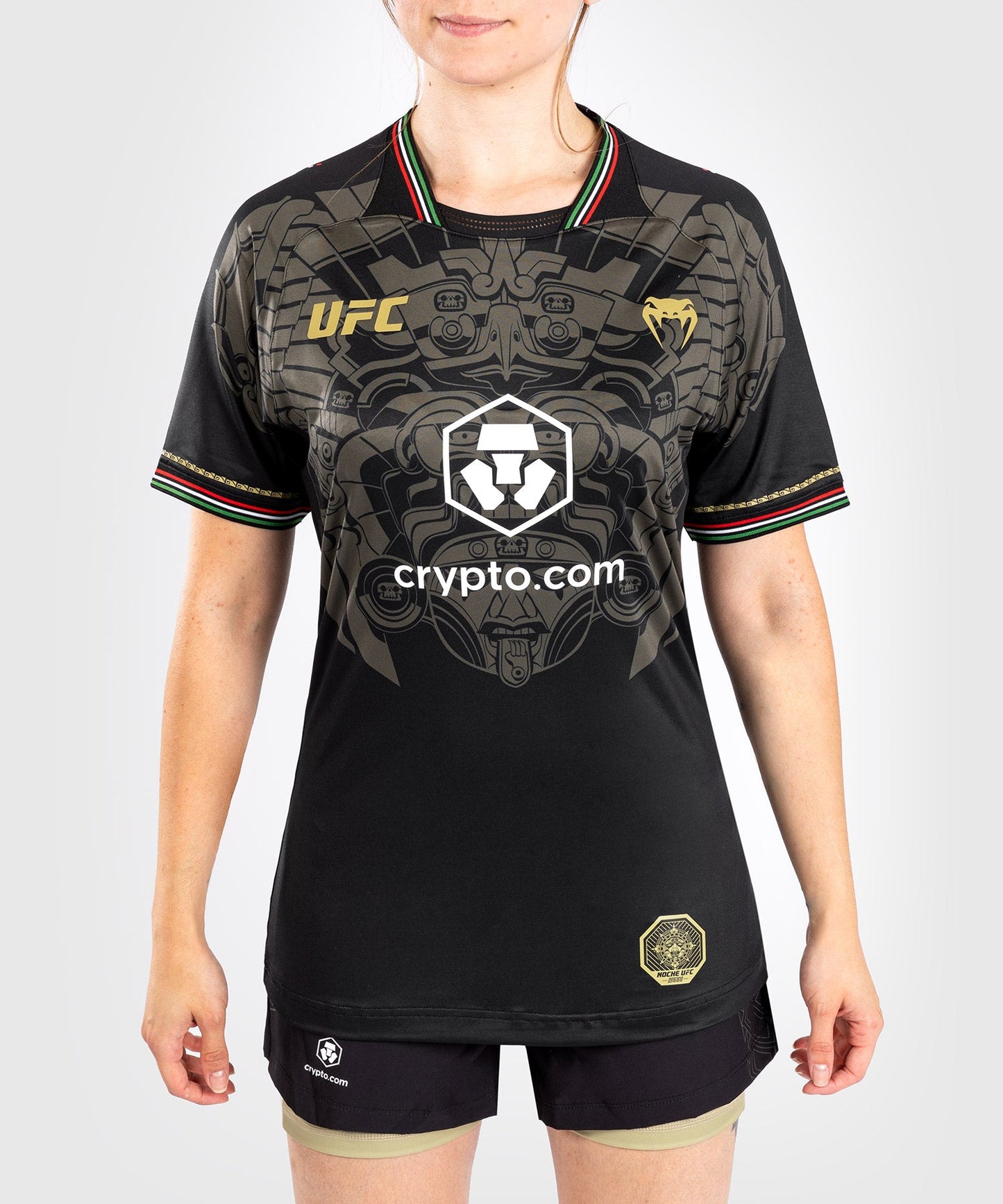 Noche UFC by Venum Authentic Fight Night Dry Tech T-shirt for Women - Black