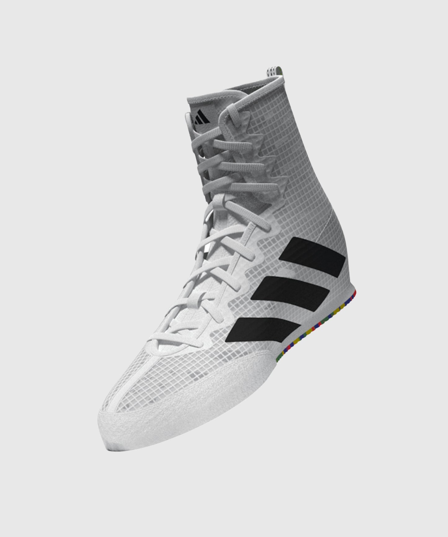 Adidas Box Hog Iv Olympique Boxing Shoes – White/Black
