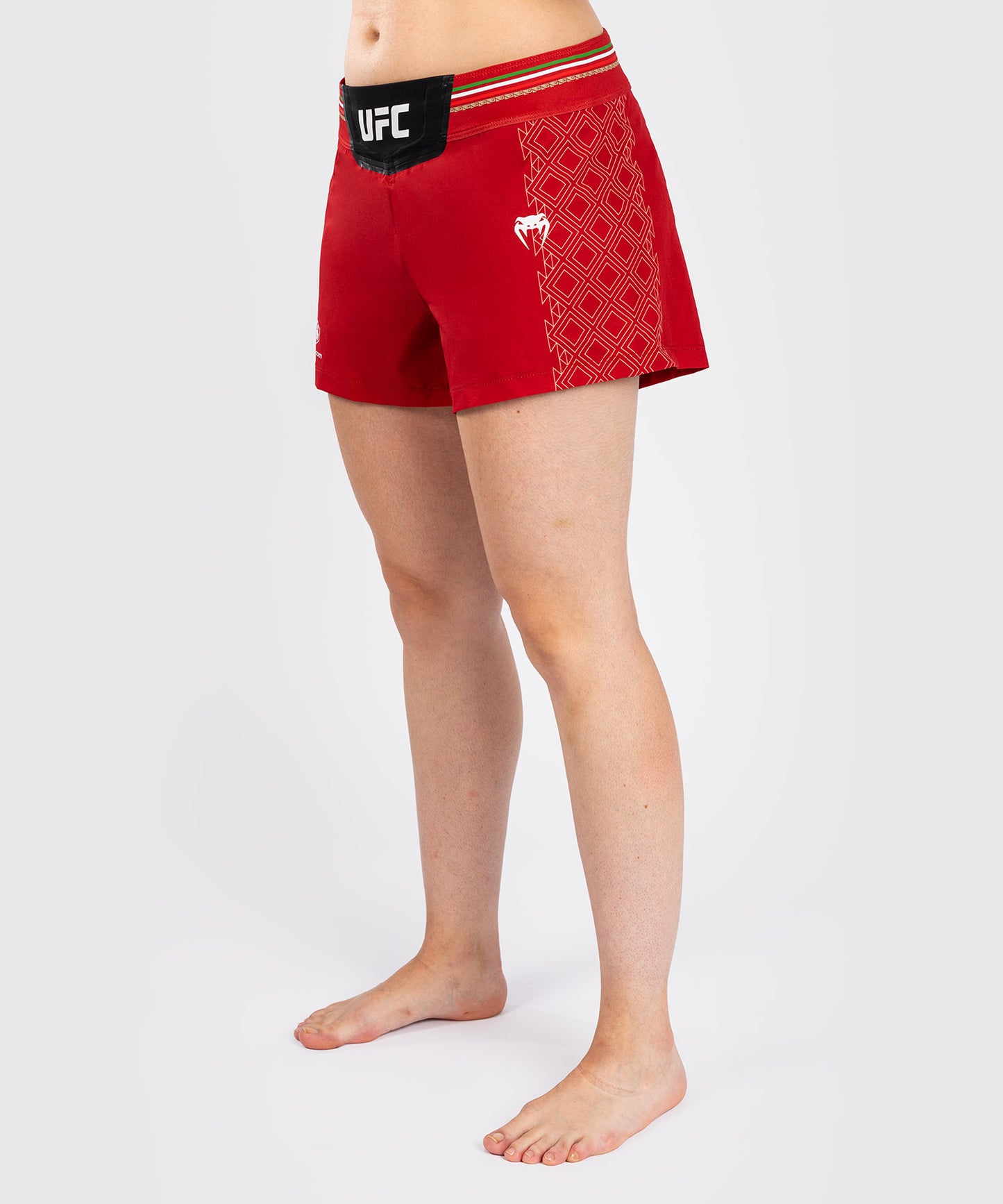 Noche UFC by Venum Authentic Fight Night Short de Combat pour femme - Rouge