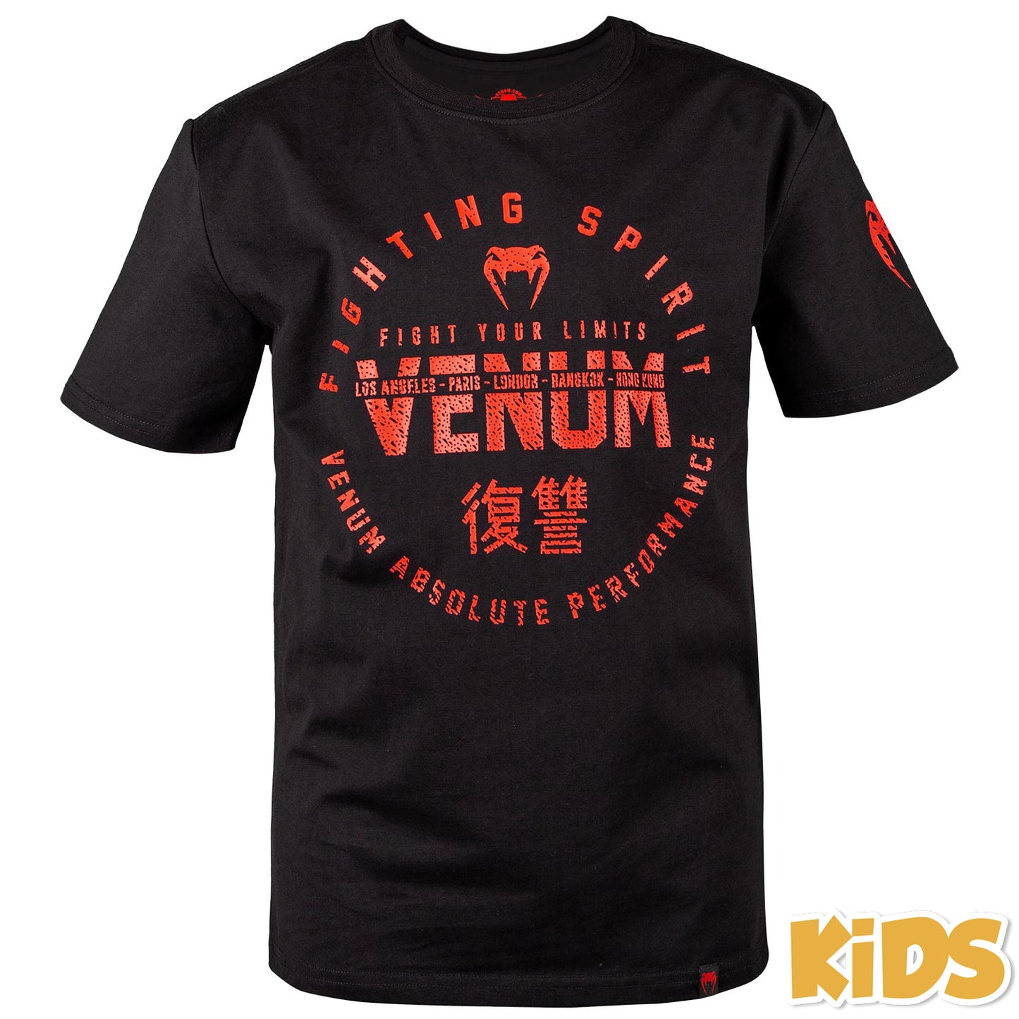 T-shirt Enfant Venum Signature Kids - Noir/Rouge
