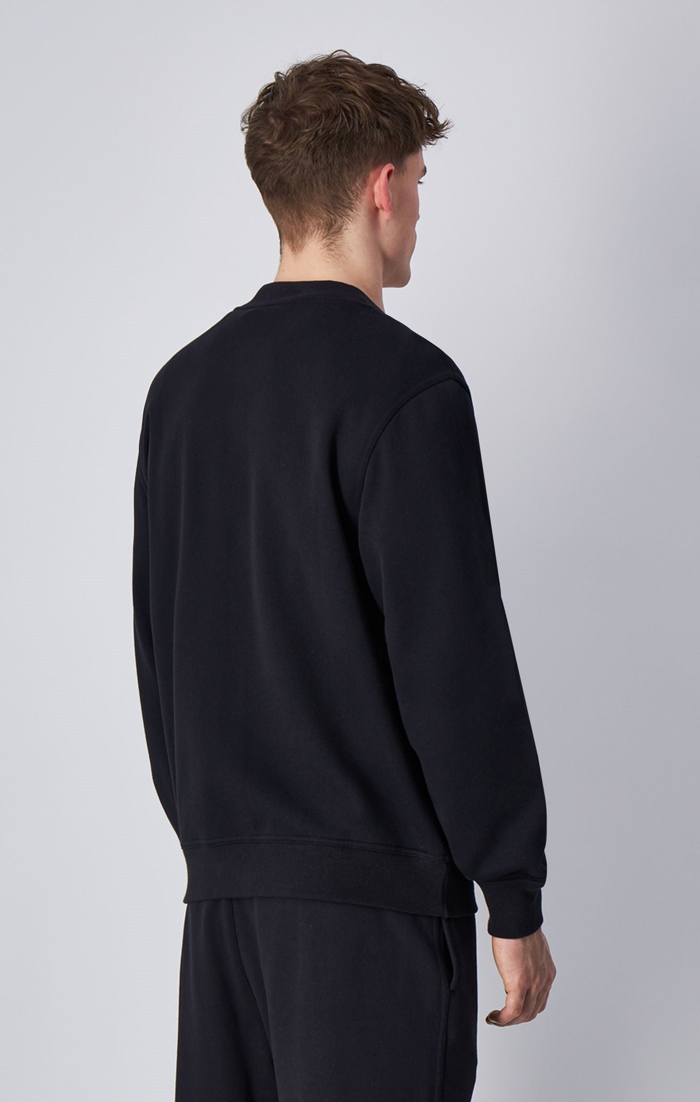 Veste Champion En Molleton Esprit Bomber - Noir