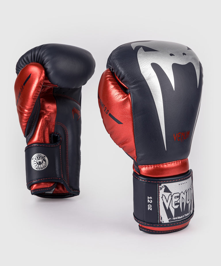 Venum Giant 3.0 Boxing Gloves - Nappa Leather - Blue – Dragon Bleu