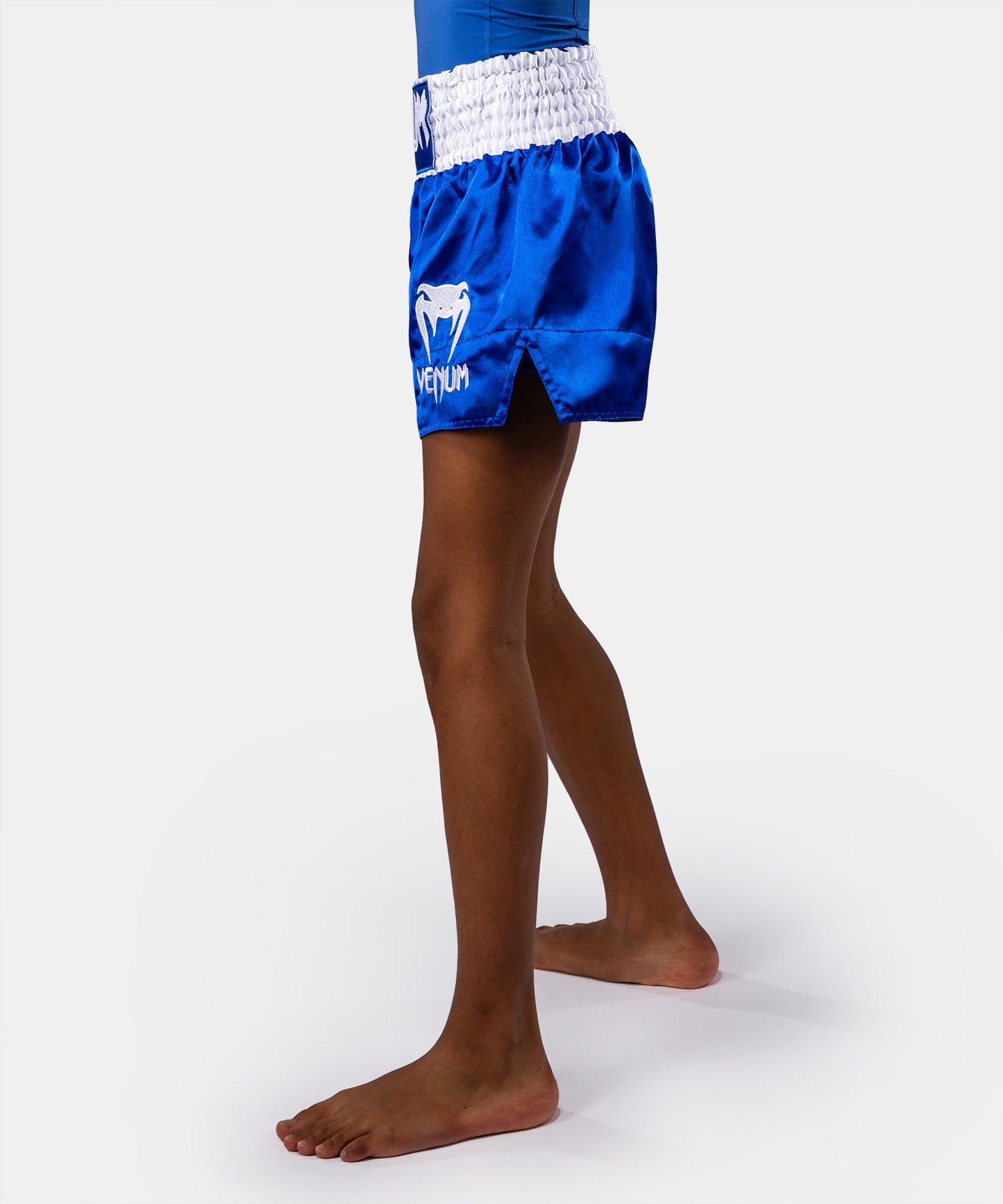 Venum Classic Muay-Thai-Shorts für Kinder – Königsblau