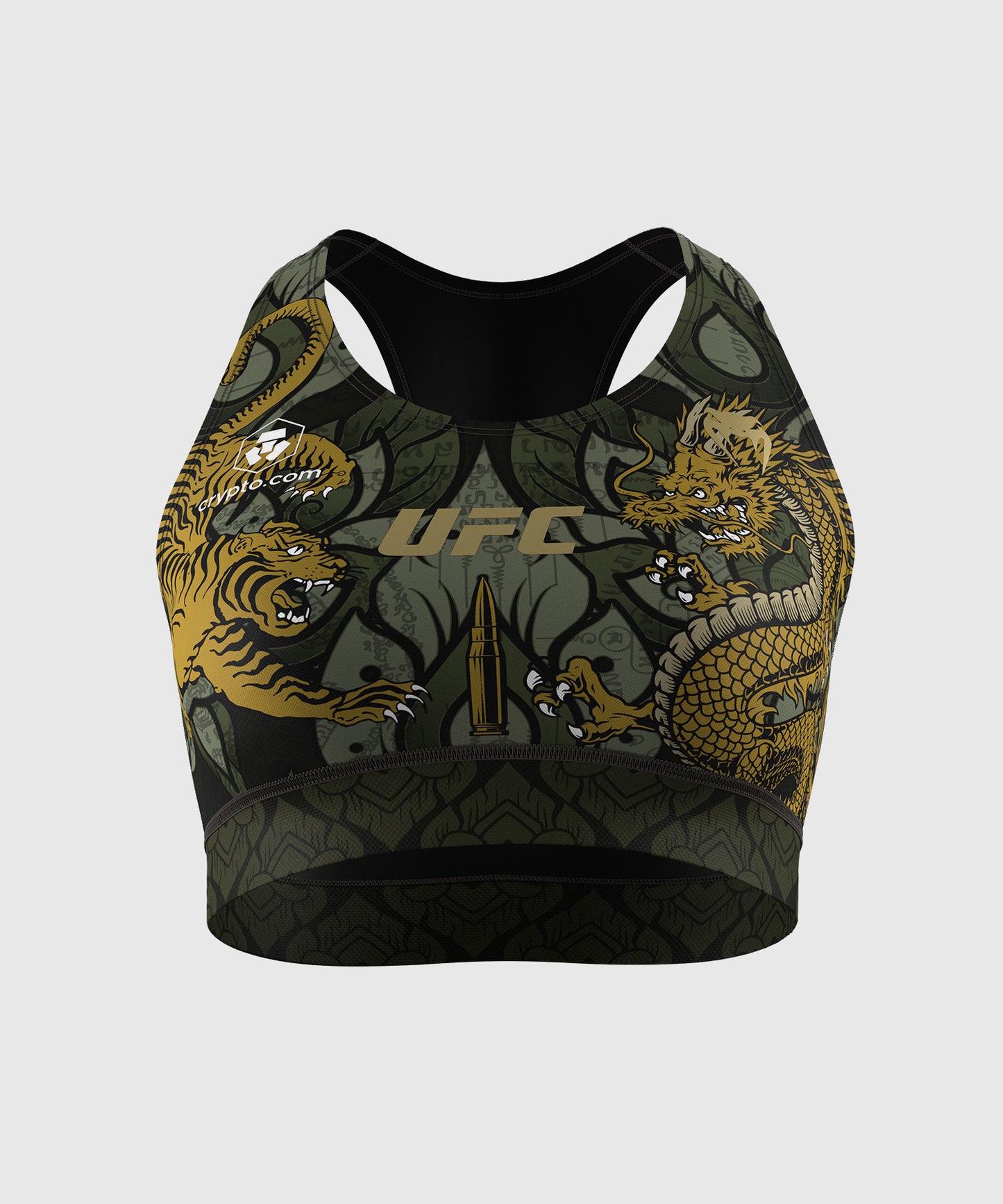 Women's Sports Bra UFC Unrivaled by Venum Valentina Shevchenko - Green