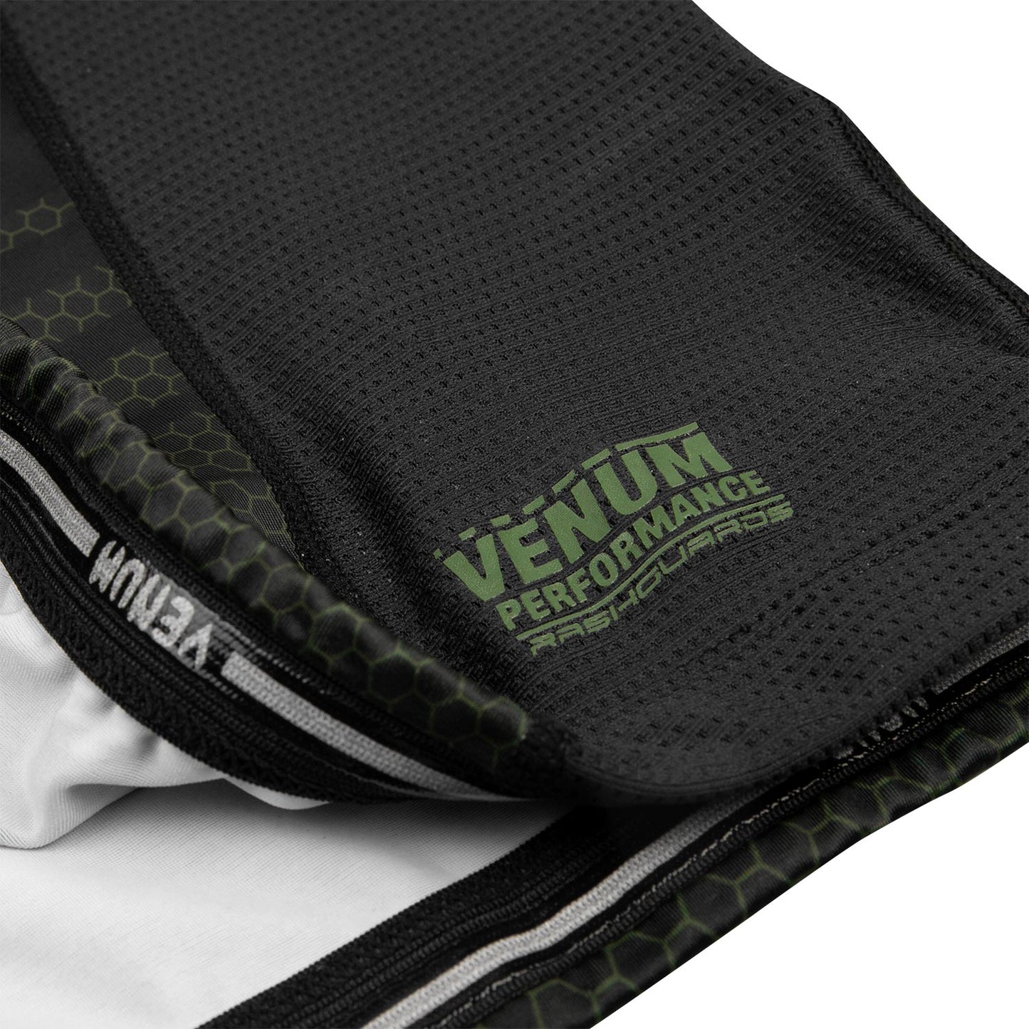 Venum Technical 2.0 Rashguard - Kurzarm - Schwarz/Kaki - Exclusiv