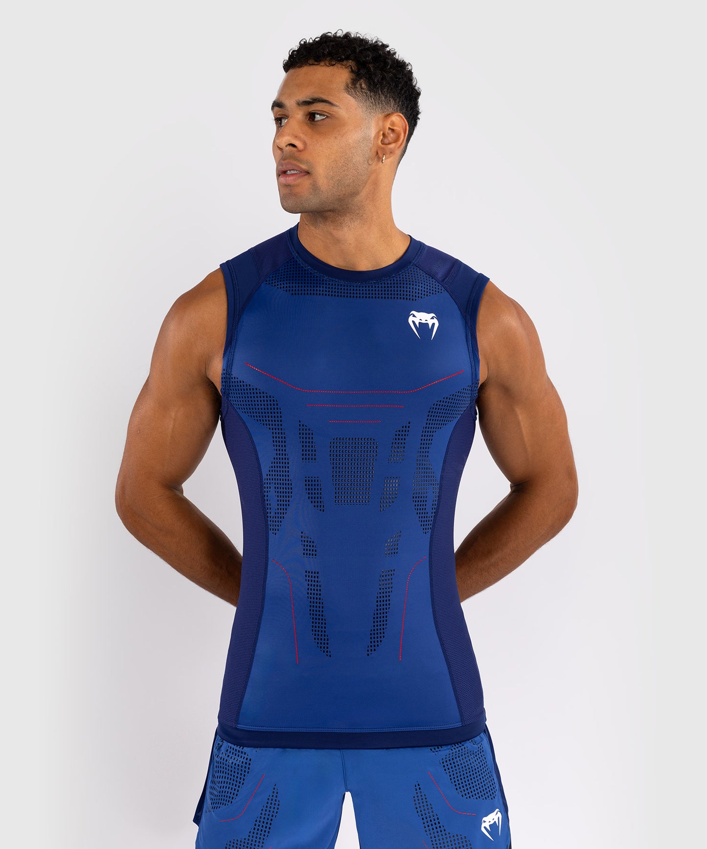 Venum Technical 3.0 Sleeveless Rashguard - Midnight Blue