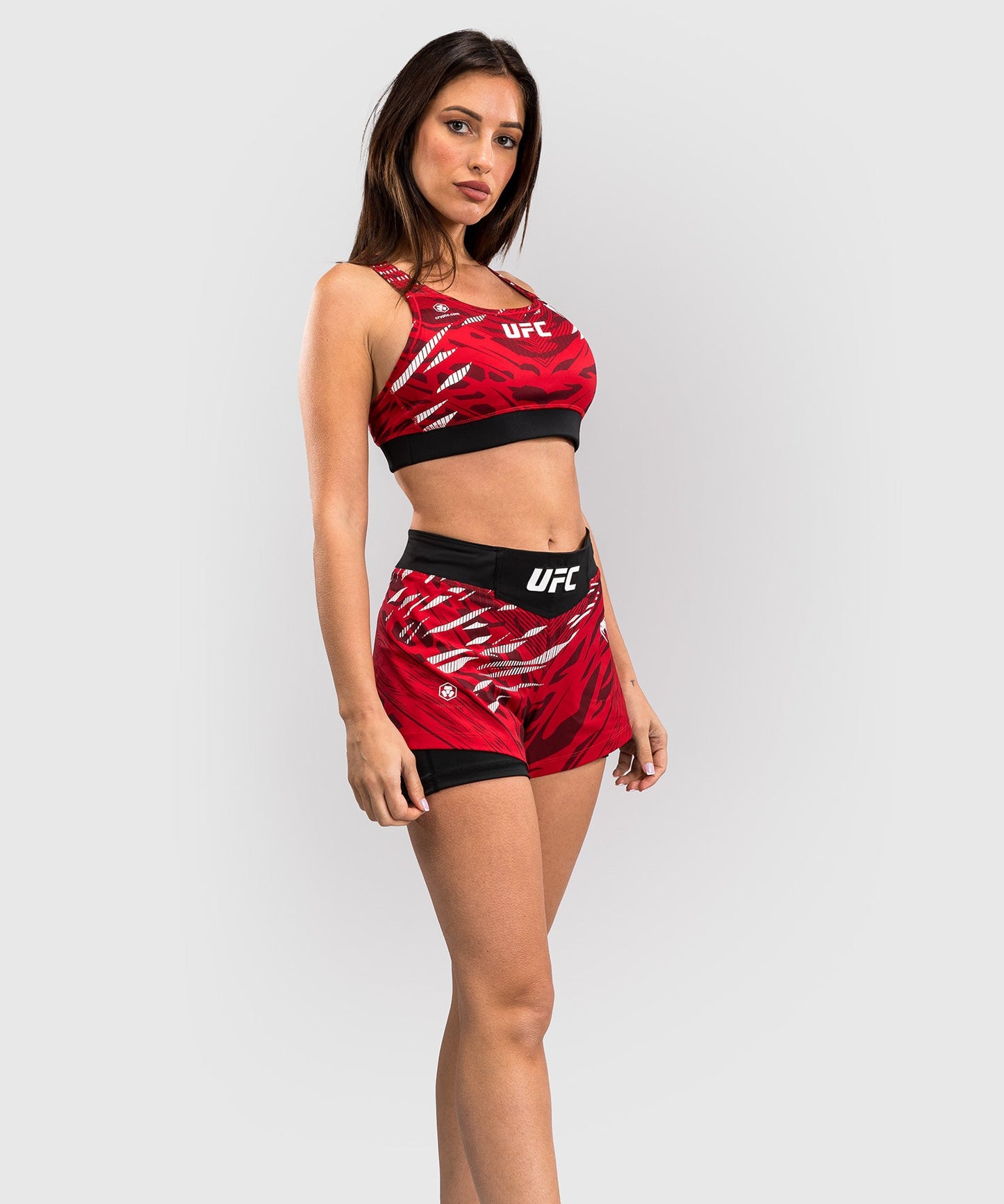 Women's UFC Fusion by Venum Authentic Fight Night Shorts - Red