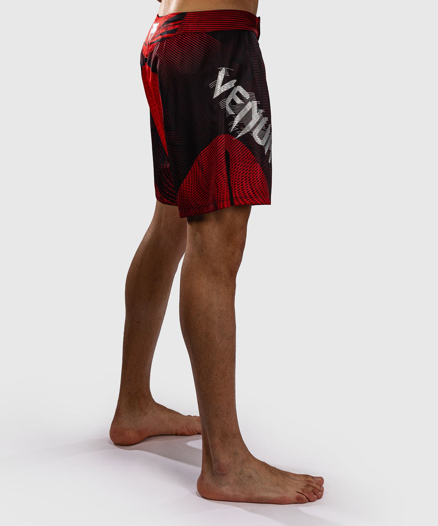 Venum Galactic 3.0 Fight Shorts - Red/Silver
