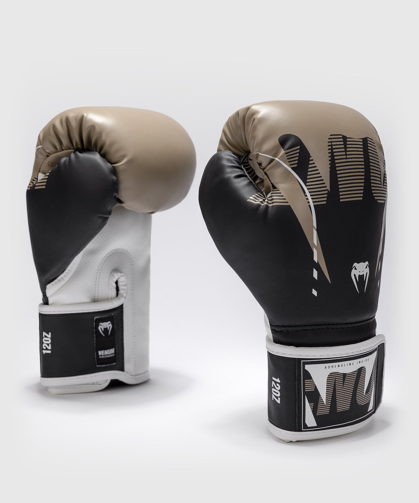 Venum Adrenaline Boxing Gloves - Black/Sand