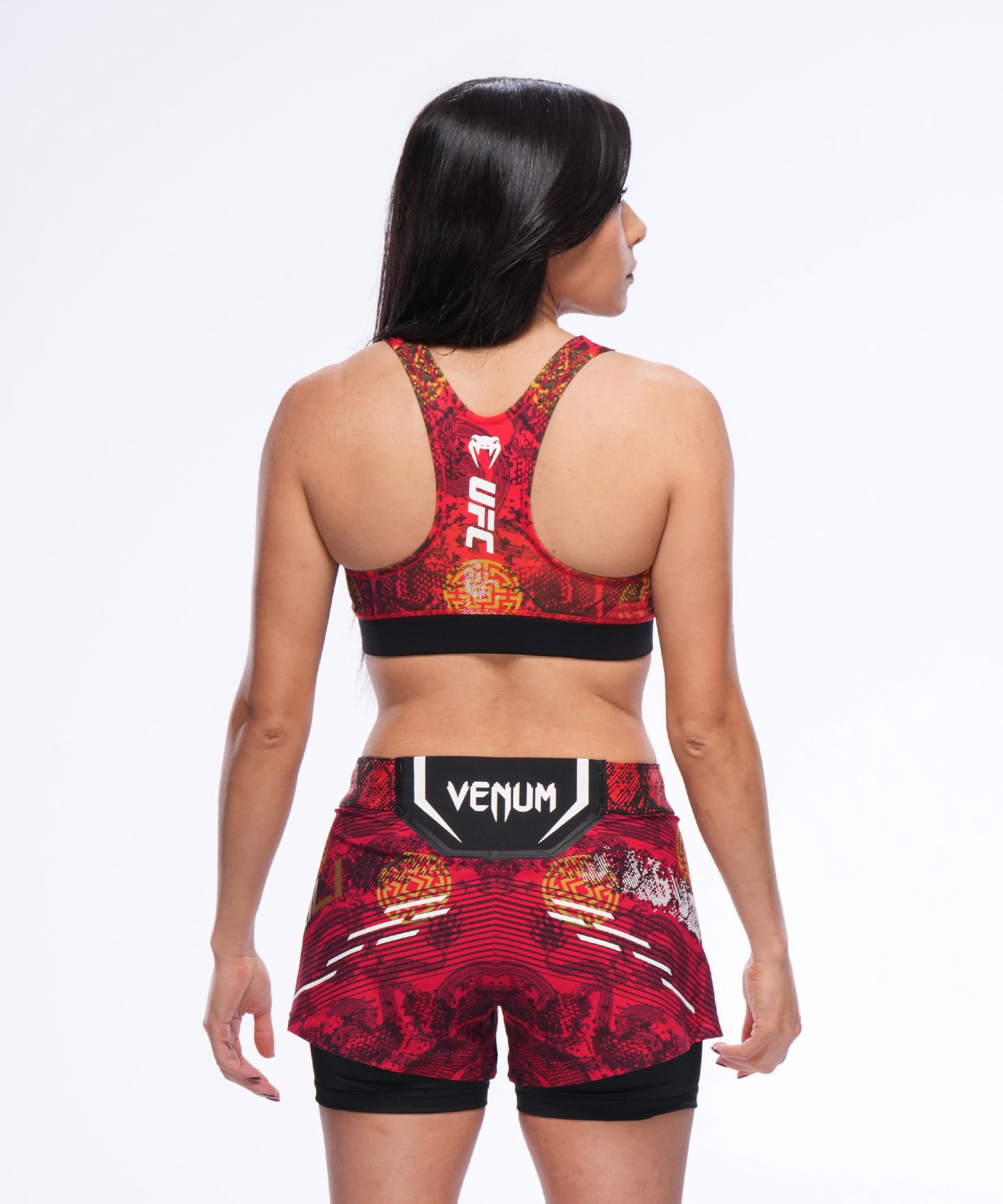 Brassière de sport UFC Unrivaled by Venum Zhang Weili - Rouge