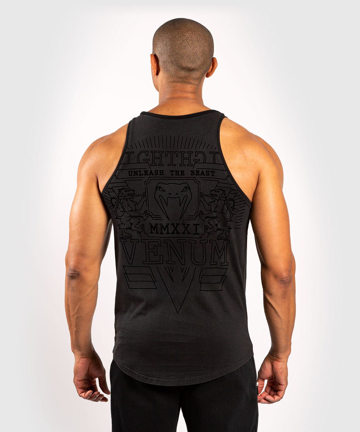 Venum Lions21 Tank Top - Black/Black