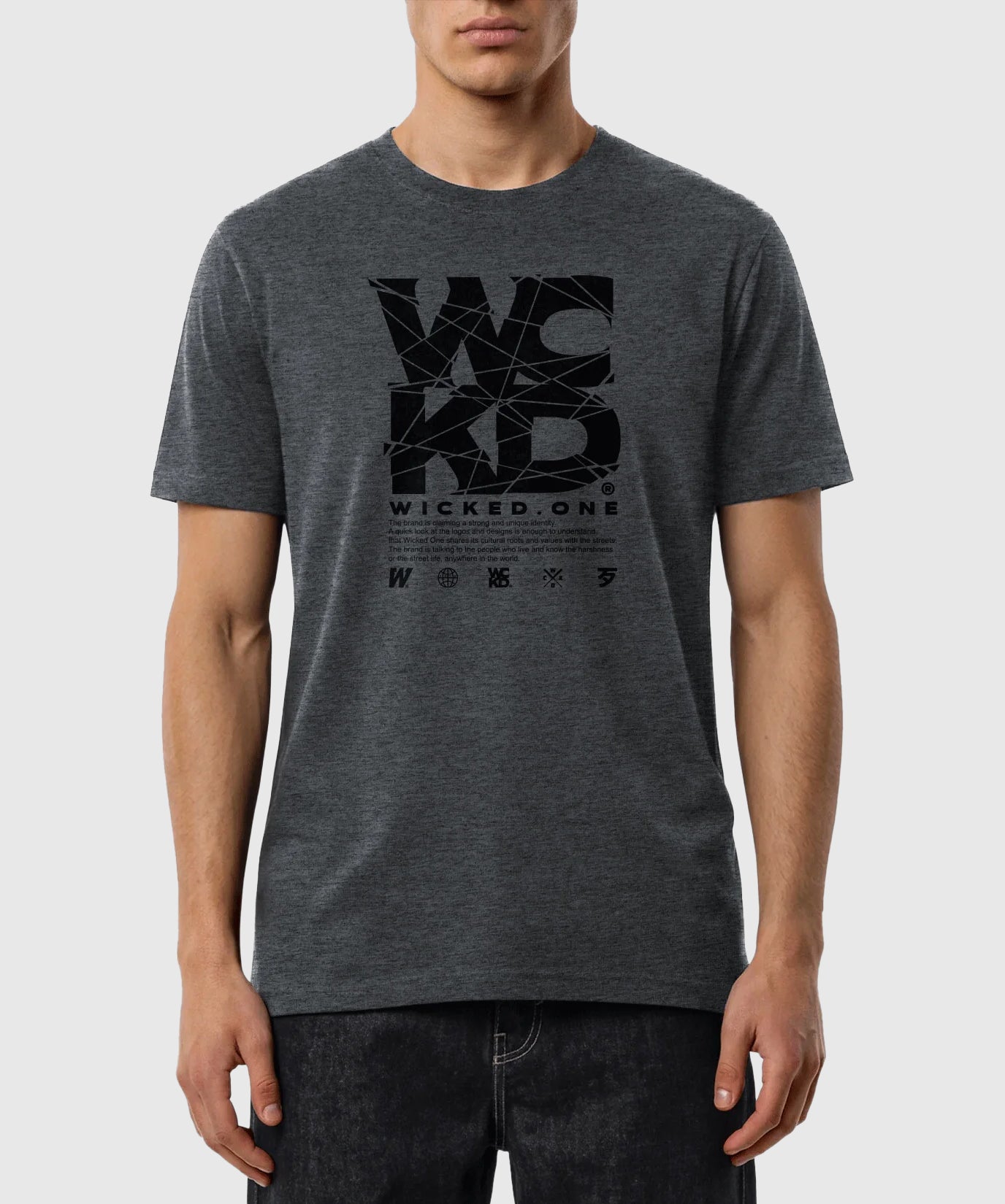 Wicked One Demolition T-Shirt - Grau