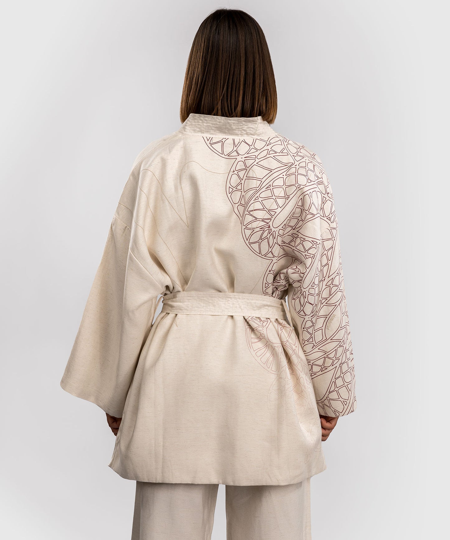 Venum Serpenti Women’s Jacket - Ivory/Burgundy