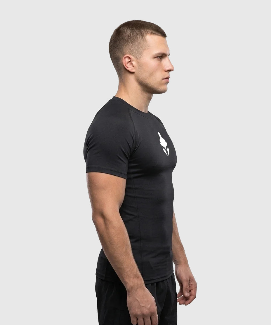 Tyce Skin Camiseta de Compresión de Manga Corta - Negro