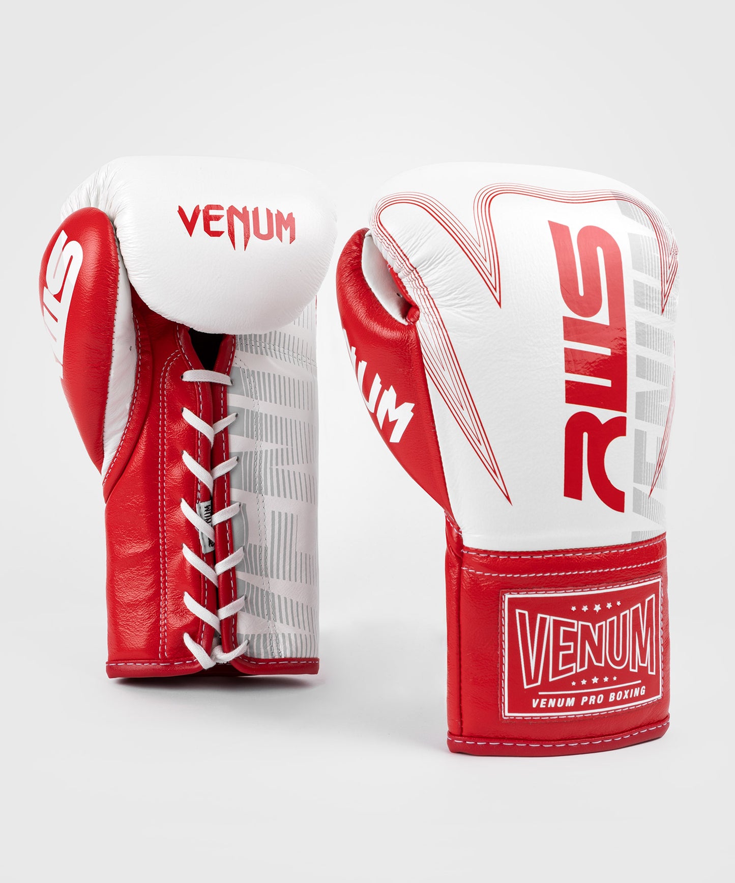 Gants de Boxe Officiels à Lacets RWS x Venum - Blanc