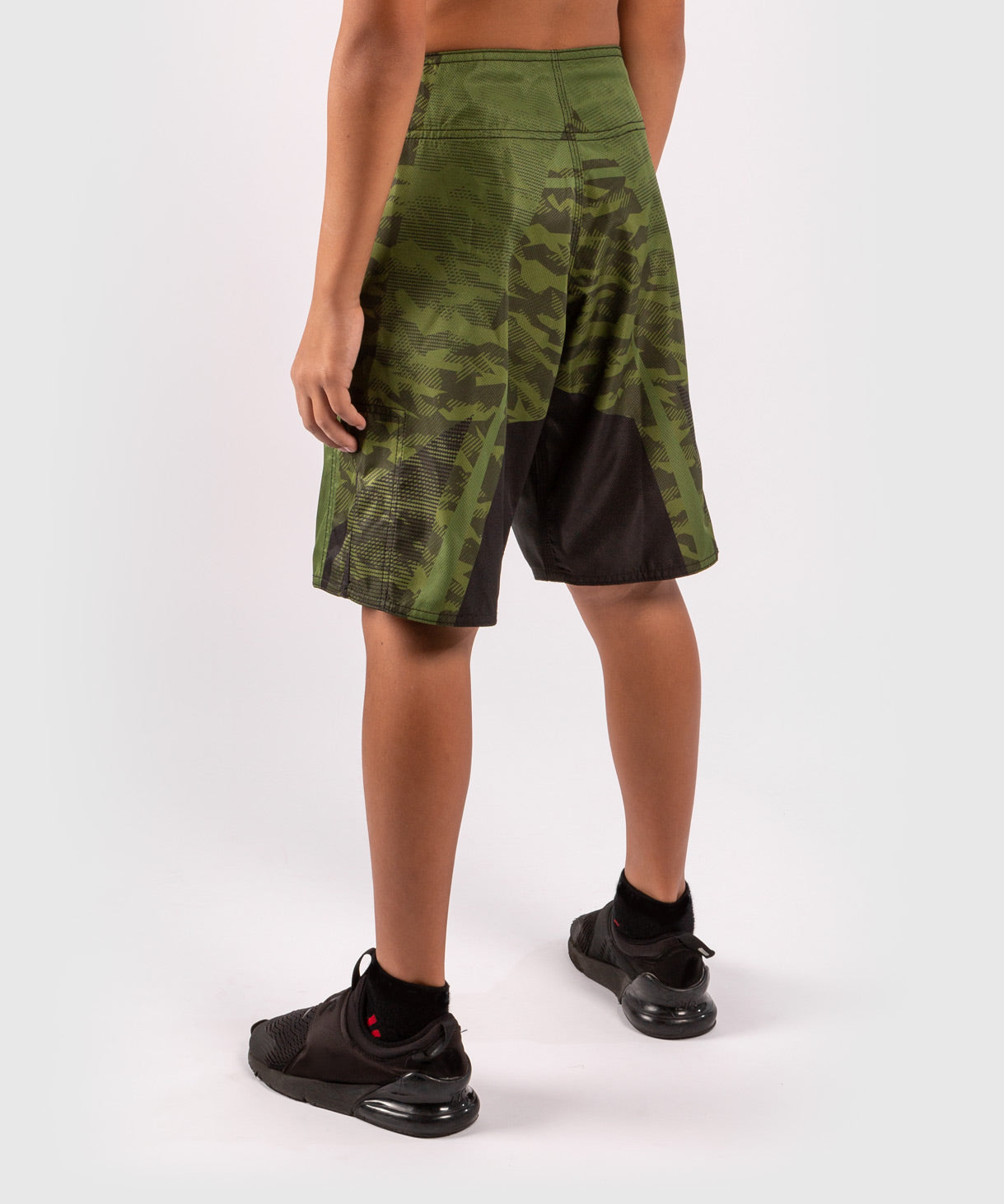 Venum Trooper Kinder Fightshorts - Forest Camo/Schwarz