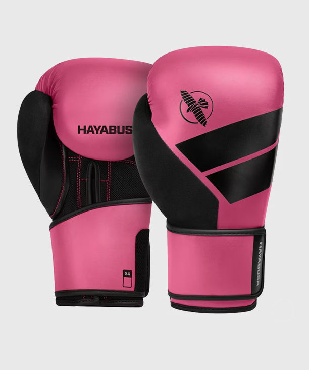 Hayabusa S4 Boxing Gloves - Pink/Black