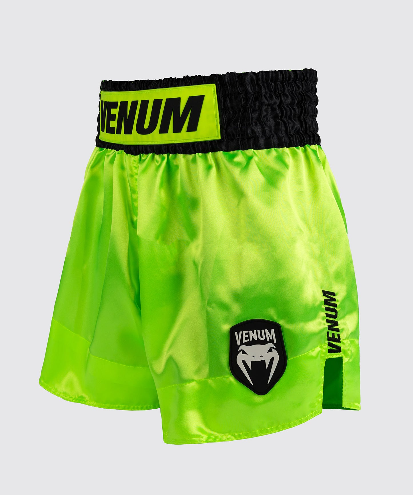 Venum Classic Evo Pantalones Cortos Muay Thai - Amarillo Neón/Negro