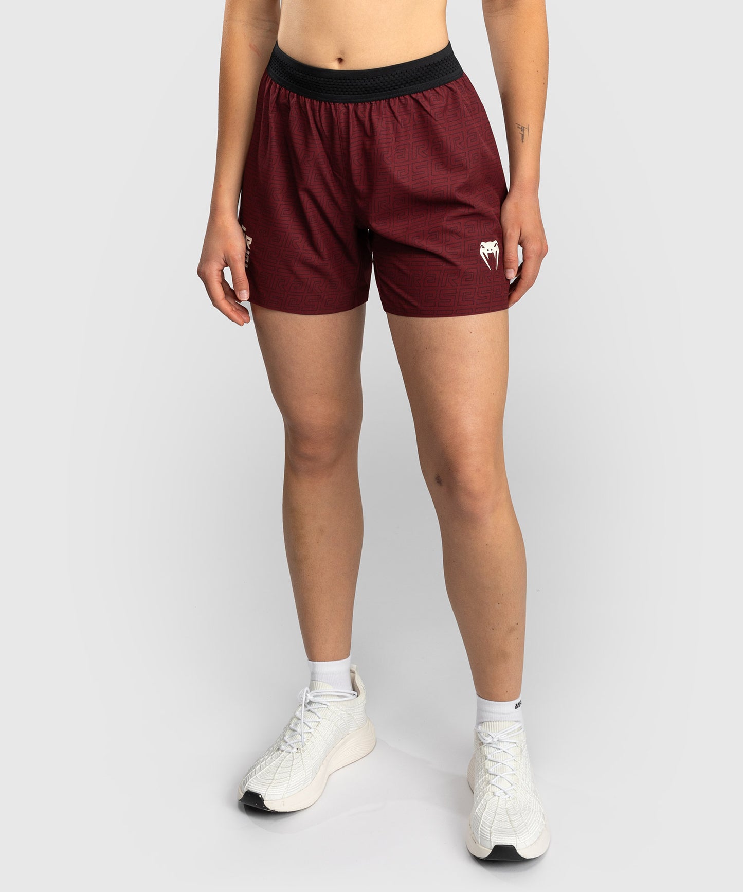 Venum x Ares Damen Trainingsshorts - Burgunder