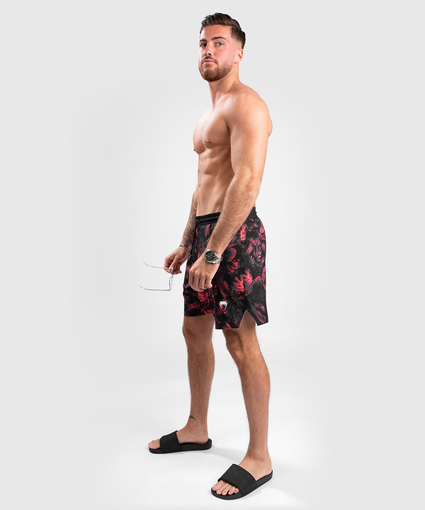 Venum Bali Jungle Badeshorts - Rot