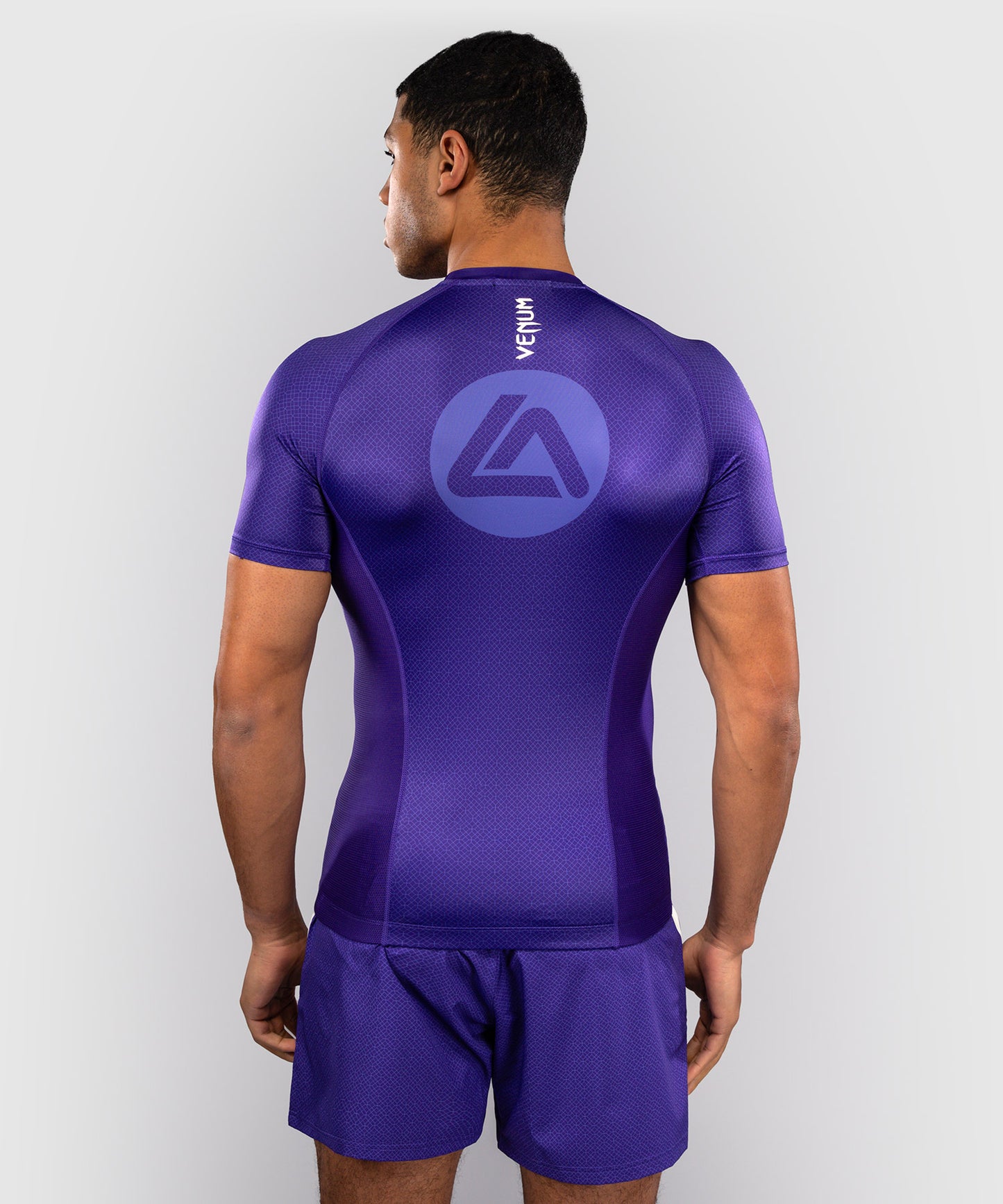 Rashguard à Manches Courtes Venum x Roger Gracie Academy - Violet